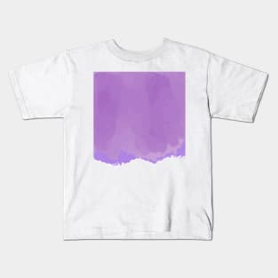 Watercolor purple smear Kids T-Shirt